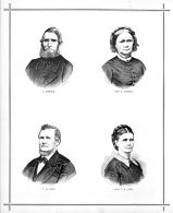 Page 157a - Illustration - A. Cowden and Wife, T.M. Lomis and Wife
